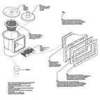 FixIdea Above Ground Pool Skimmer Kit- Wide Mouth Opening Thru-Wall Skimmer- Outer Dimensions：13-9/16 in (W) x 7-9/16 in (H) ，Inner Dimensions 11-15/16 in (W) x 5-5/16 in (H)