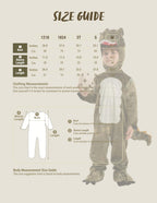 Spooktacular Creations Halloween Realistic T.rex Costume Outfit Dinosaur Jumpsuit with Egg for Kids Toddler Dress-up Party