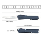Caressolove Automatic Scalpel Pocket Knife For Daily Tasks, Small Auto Retractable Knife Push Button, 5PCS #60 Mini Razor Blades Utility Knife, EDC Replaceable Blade Box Cutter with Clip