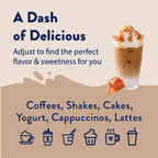 Jordan’s Skinny Mixes Sugar Free Coffee Syrup, Salted Caramel Coffee Flavoring Syrup, Zero Calorie Drink Mix, Lattes, Baking, Protein Shake or Cocktail, Dairy & Gluten Free, Kosher, 25.4 Fl Oz, 2 Pack