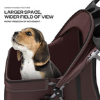 Pet Stroller for Small Dogs 10 lbs, Dog Stroller for Medium Dogs 30 lbs, Cat Strollers for 2 Cats, 3 Wheels Foldable Jogger Puppy Stroller with Storage Basket and Cup Holder, Coffee