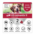 K9 Advantix II Flea & Tick Topical for Large Dogs 21–55 lbs., 2ct