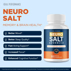 Neuro Salt for Neuropathy, Neuro Salt Capsules Supplement Pills, Maximum Strength, Advanced Formula for Overall Health and Wellness, All Natural NeuroSalt Capsules, Official NeuroSalt Reviews (3 Pack)