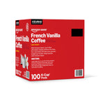 Amazon Saver French Vanilla Light Roast Coffee Pods 100 ct