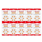 BEVIGOR Hearing Aid Batteries Size 13, Mercury Free (60 Count), Zinc Air Batteries, Easy to Open and Carry, 1.45V, Long Lasting Batteries