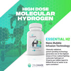 TrueShape Nutrition Essential H2 Fizzy Molecular Hydrogen Tablets for Water Nutritional Supplement (Unflavored, 60 Servings)