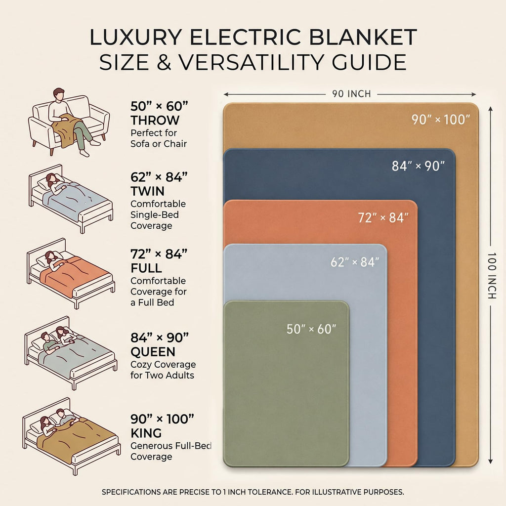 PFASDFW Heated Electric Blanket Throw 50''x60'' - Fast Tie-Dye Heating Blanket, Washable Heat Blanket 10 Heating Settings, 8h Timer Auto Off & Heated Protection, Soft Flannel & Sherpa Material