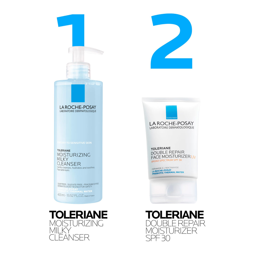 La Roche-Posay Toleriane Moisturizing Milky Cleanser with Glycerin, 13.5oz