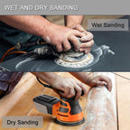 6 Inch 50 Pcs Wet Dry Sanding Discs Hook and Loop, 7000 Grit Sandpaper Automotive Wood Metal Polishing & Sanding, Silicon Carbide Sand Paper for Random Orbital Sander (Grit 7000)