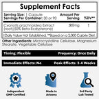 Nootropics Depot Beta Ecdysterone/20-Hydroxyecdysone 50% Capsules | 500mg | Cyanotis Arachnoidea Extract | Phytoecdysteroid | 30 Count