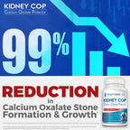 KIDNEY C.O.P. Calcium Oxalate Protector 120 Capsules, Kidney Support for Calcium Oxalate Crystals, Helps Stops Recurrence of Stones, Stronger Than Chanca Piedra Stone Breaker Supplements, 3 Pack