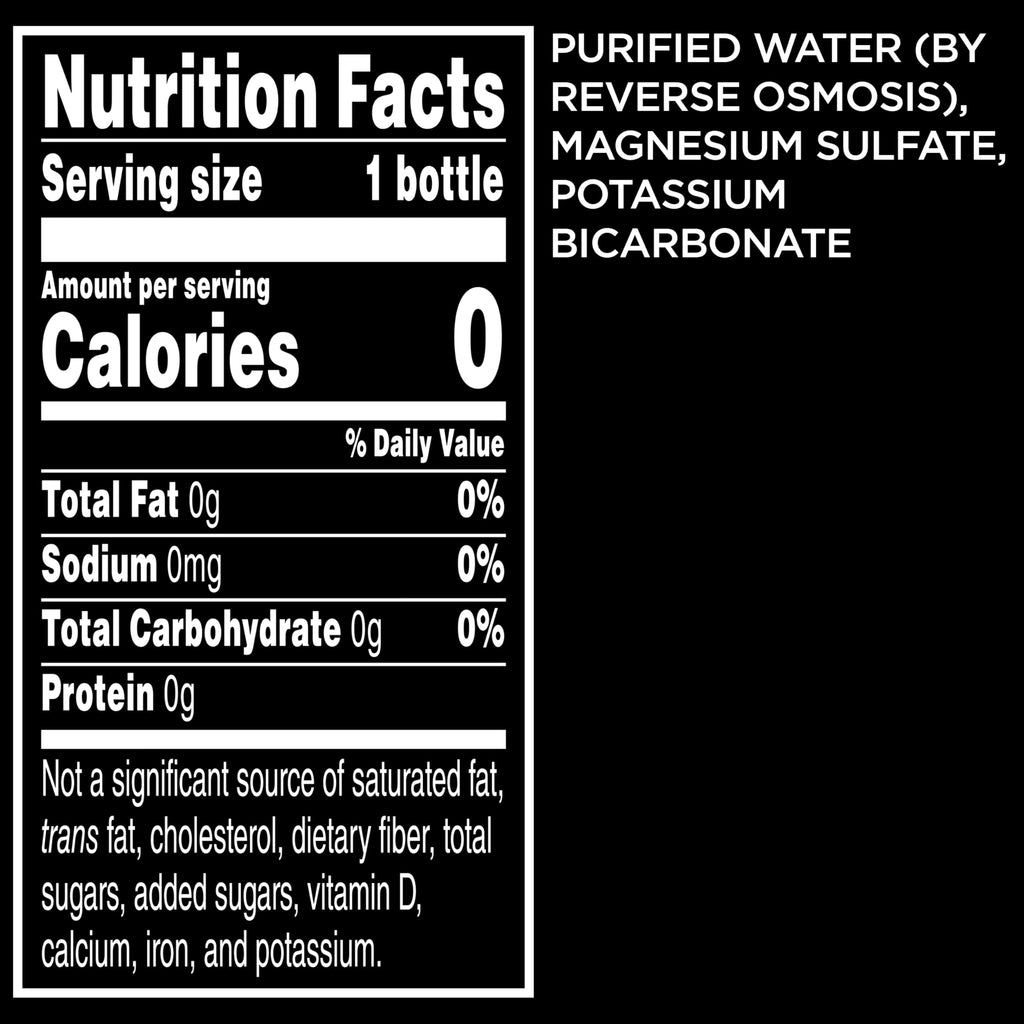 LIFEWTR Premium Purified Water pH Balanced with Electrolytes, 100% recycled plastic bottles, 16.9 Fl Oz Bottles, 500ml (Pack of 12)