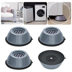 Dadop 4Pcs Anti Vibration Pads for Washing Machine and Dryer Shock and Noise Cancelling Washing Machine Support Prevent Moving Shaking Walking Universal Size