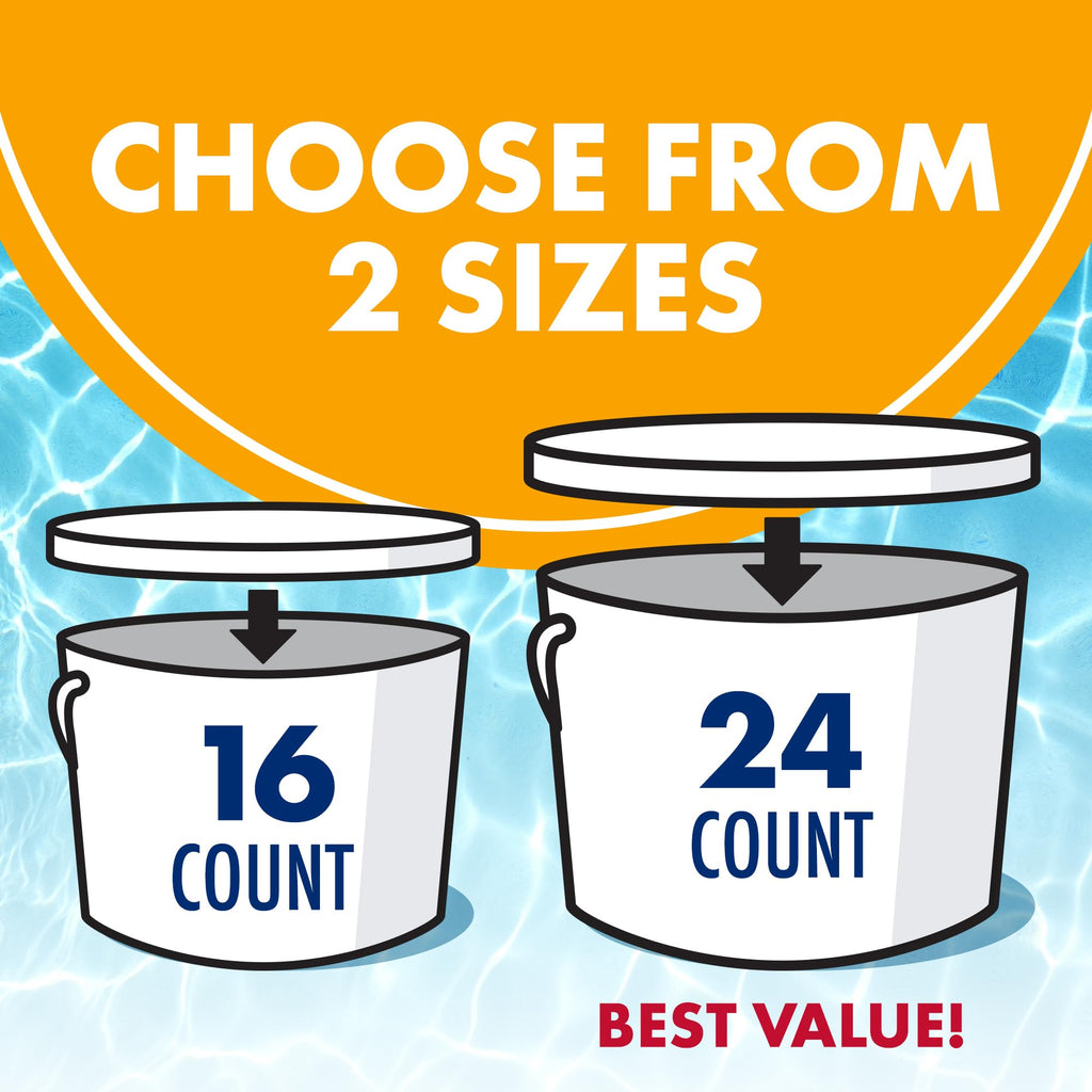 ARM & HAMMER Clear Balance Swimming Pool Alkalinity & pH Maintenance Tablets, White, 1 Pack, 16 Count