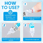 AstrivixDD 60 Pack 0.9% Saline Solution, Sodium Chloride for Cleaning, Normal Solution for All Ages, Total 300ml, 5ml Each