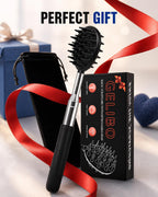 Gelibo Telescoping Large Back Scratcher with 5 Detachable Heads, Extendable Back Massager Tool, Fathers Day Gift for Him, Dad, Gifts for Men with Beautiful Box