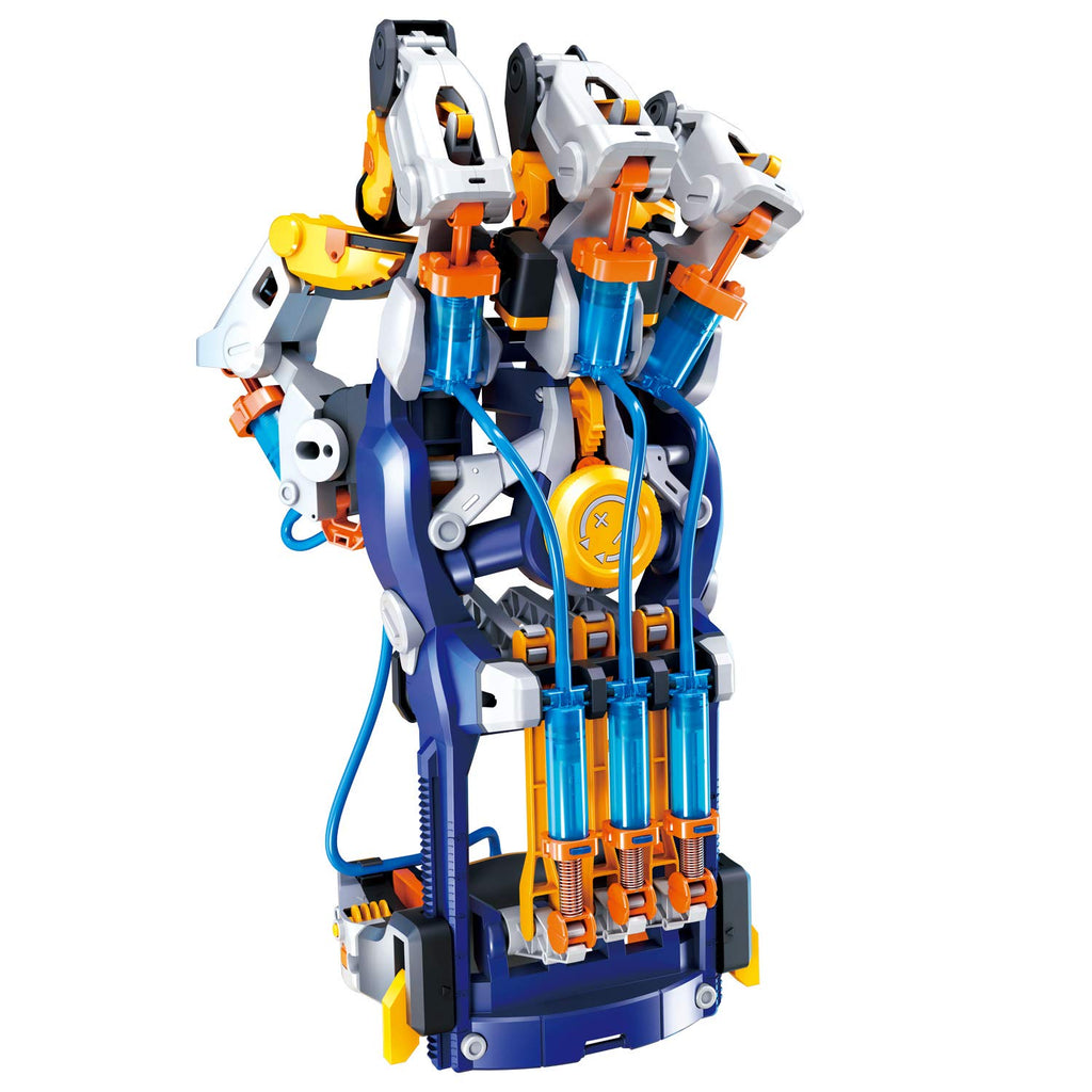 Thames & Kosmos Mega Cyborg Hand STEM Experiment Kit | Build Your Own GIANT Hydraulic Amazing Gripping Capabilities Adjustable for Different Sizes Learn Pneumatic Systems