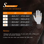 ATERCEL Weight Lifting Gloves Full Palm Protection, Workout Gloves for Gym, Cycling, Exercise, Breathable, Super Lightweight for Men and Women(Black, S)