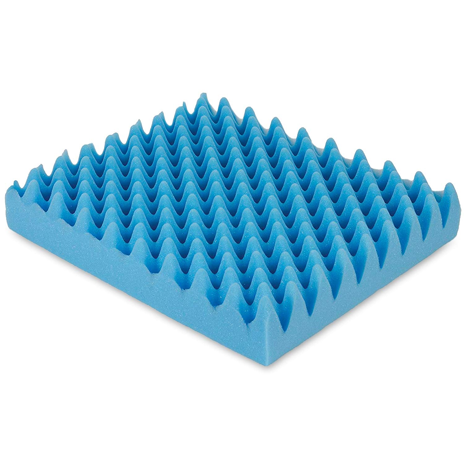 DMI Foam Waffle Cushion For Chair, Egg Crate Cushion Foam Seat Pad, Seat Cushion for Car, Office Chair or Wheelchair Cushion to Relieve Back, Tail Bone Pain, Sciatica, 18x16x4, Car Seat Cushion