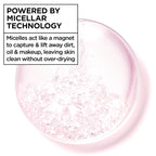 Garnier Micellar Water, Hydrating Facial Cleanser & Makeup Remover, Suitable for Sensitive Skin, Vegan, Cruelty Free, 13.5 Fl Oz (400mL), 2 Count
