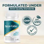 (5 Pack) Nerve Calm Capsules - Official NerveCalm Premium Formula Supplement Pills, Advanced Support Formula for Wellness & Overall Health, All Natural Nerve Calm Reviews, 300 Capsules for 5 Months
