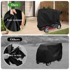 Mobility Scooter Cover,Waterproof Wheelchair Cover for Storage,Mobility Scooter Accessories for All-Weather Outdoor Protection Dust Covers - 55"x 26" x 36" (L x W x H)