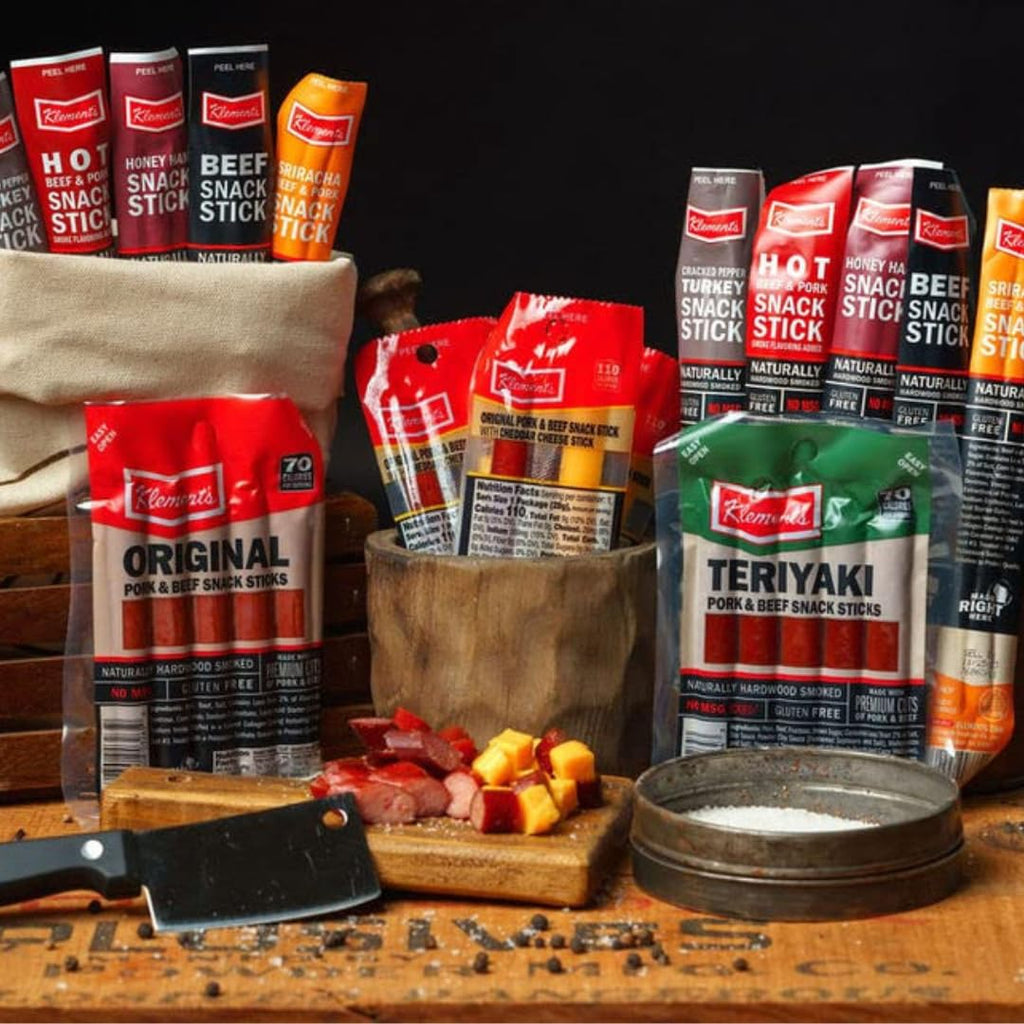 Jerky.com 26pc Meat Sticks Jerky Variety Pack - Beef Jerky Gifts for Men