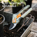 PrunePro® 8.2" Pruning Shears Ultra Sharp Lightweight Bypass Plant Clippers
