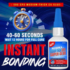 ALECPEA Medium-Thick CA Glue (500 CPS) 20g - Instant Bond Adhesive