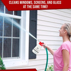Full Crystal Refill Kit - Two 4 Oz. Crystal Powder Exterior Window Cleaner Packets for Glass and Screens (Cleans Up to 40 Windows)