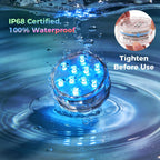 BITIWEND 2026 Upgraded Submersible LED Pool Lights with Remote, 10 LEDs IP68 Waterproof Floating Lights Battery Powered Lights for Hot Tub, Spa, Vase, Pond, Decoration, Party (4 Pack)