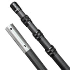 Fzkaly Carbon Fiber Pool Pole, Professional 15 FT Telescoping Swimming Pool Cleaning Pole 4.6 to 15 FT, Ultra-Lightweight 4-Section Adjustable Skimmer Pole for Nets, Brushes, Vacuums – Rustproof