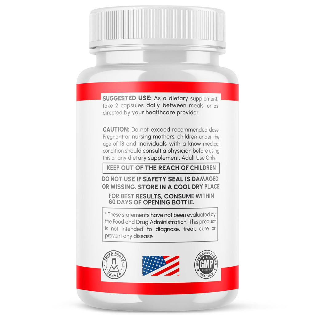 GlucoRX Blood Balance Capsules, Official GlucoRX Blood Support Pills with All Natural Ingredients, Advanced Health and Wellness Support Formula with Maximum Strength Multivitamins (60 Capsules)