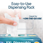 Inspire Adult Wet Wipes, Wash Cloths for Incontinence & Cleansing for Elderly, 8"x13" (780 Count)