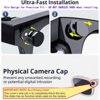 [2-Pack] Cover for Meta Glasses,Front Blocker Compatible with Ray-ban Wayfarer (& Gen2), Skyler, Headliner HSTN Indicator Blocking Sticker Accessories, Privacy Cover for Meta Camera Lens