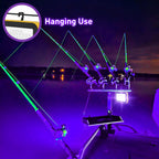 CREPOW Rechargeable LED Black Light, Battery Powered Portable Blacklight, 400nm LED Flood Light Black Lights, Neon Glow Party, Blacklight Catfishing, Halloween, Glow in The Dark Decoration 2 Pack