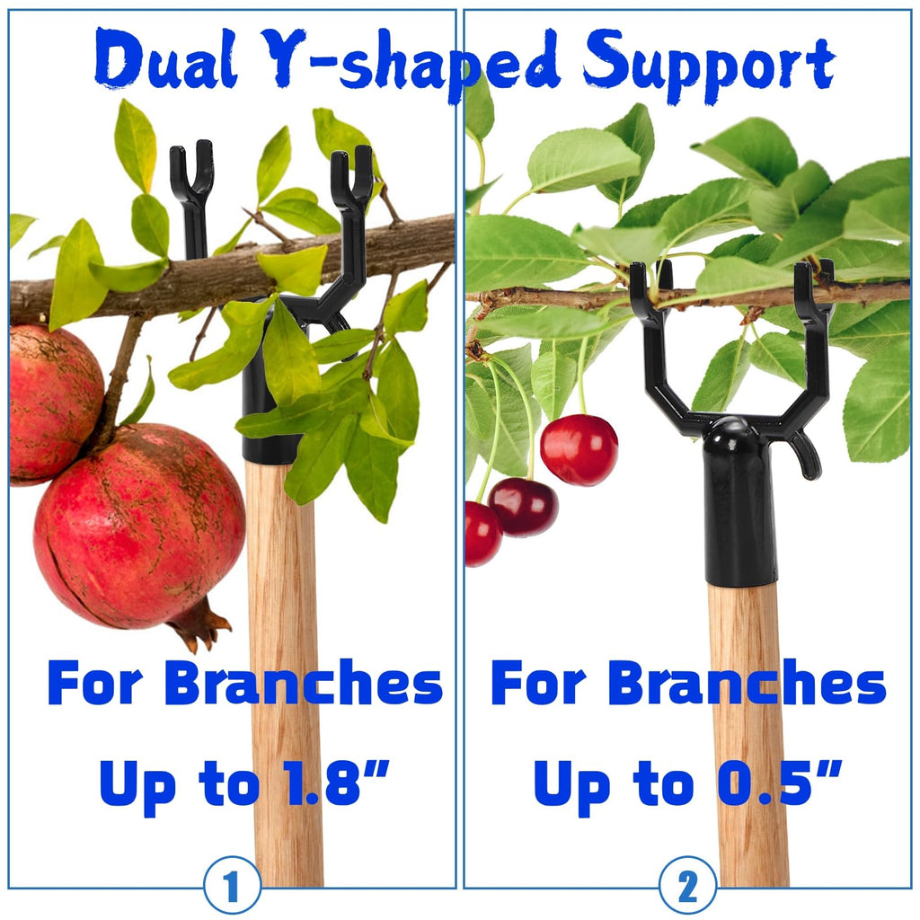 Coloch 20 Pack Metal Tree Branch Support, Y-Shape Tree Crutch Holders Plant Straightening and Leaning Kit Propping Up Branch Spreaders for Fruit Trees, Garden, Fit 0.75 in Round Pole