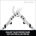 Corona Tools X Series Pro Bypass Lopper – 2-1/4″ Cutting Capacity Heavy-Duty Branch Cutter for Tree & Shrub Trimming