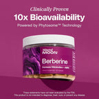 Mineral Moon Premium Berberine Supplement Body Composition, 60 Capsules - with Cissus Quadrangularis & Berberine Phytosome - Supports Overall Wellness