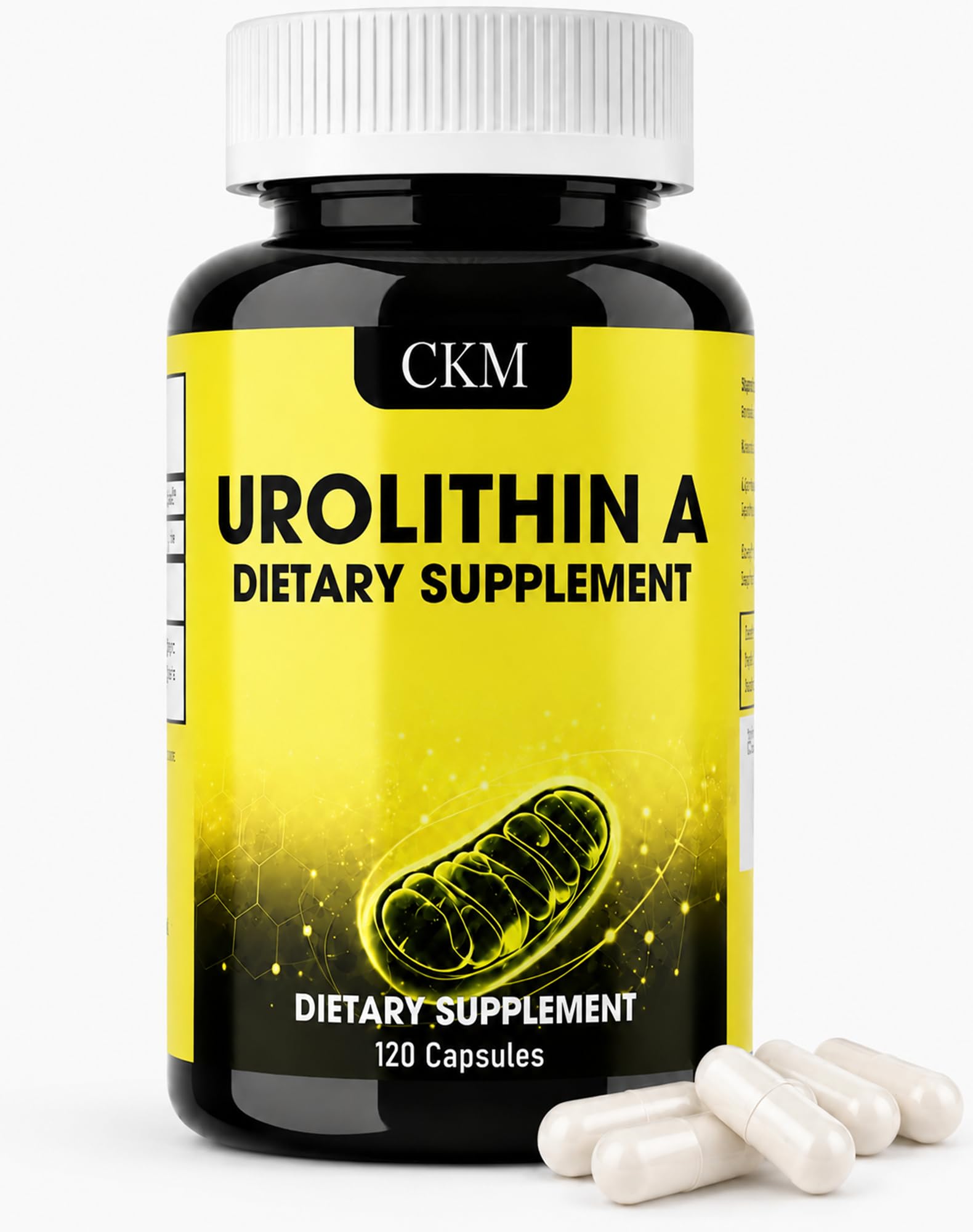 CKM Urolithin A Supplement 1200mg for Men & Women, 120 Capsules