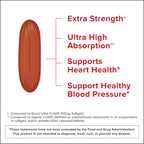 Qunol CoQ10 200mg Softgels, Ultra CoQ10 - Ultra High Absorption Coenzyme Q10 Supplements - Antioxidant Supplement for Vascular and Heart Health & Energy Production - 2 Month Supply - 60 Count