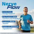 (5 Pack) Nerve Flow - Official NerveFlow Advanced Nerve Support Pills, Nerve Flow Supplement Capsules, NerveFlow Natural Pills Maximum Strength Multivitamin Advanced Formula, 300 Capsules For 5 Months