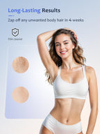 Laser Hair Removal with 5°C Ice Cooling, Painless IPL Laser Hair Removal Device 3 In 1 Ubroo At Home Hair Remover Machine for Women Men Electrolysis Permanent Epilator on Face Body Depilation (Gold)