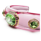 Swarovski Dulcis cuff, Mixed cuts, Multicolored, Gold-tone finish