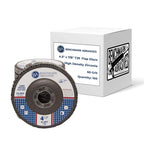 Benchmark Abrasives 4.5" x 7/8" Zirconia Type 29 Flap Discs, 60 Grit