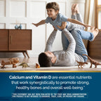 Nature's Wonder Calcium 600 mg with Vitamin D3 20 mcg for Bone Health, 220 Tablets (Pack of 2)