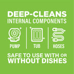 Affresh Dishwasher Cleaner, Helps Power Away Odor Causing Bacteria, Limescale, Mineral Deposits & Grime Inside Pump, Tub & Hoses, 12 Tablets, 1 Year Supply