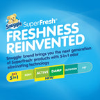 Snuggle SuperFresh Fabric Softener Dryer Sheets, Morning Breeze, Long-Lasting Fresh&Clean Scent, Tackles Pet Odor, Helps Repel Pet Hair, Reduces Static&Fights Wrinkles, HE Safe,200 Count (Pack of 6)