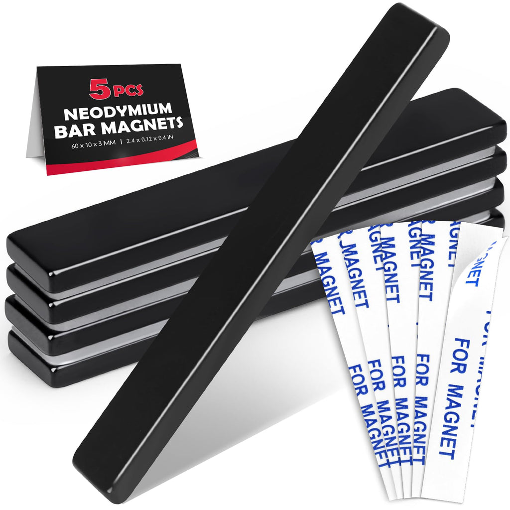LOVIMAG Magnets Neodymium Magnet 6 Pack Strong Rare Earth Bar Adhesive