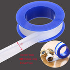 Plumbers PTFE Pipe Sealant Tape, 5.5mil Thick, Flex Seal Tape Waterproof, -212 to 500 Degree F Temperature Range, White (1/2 by 520 Inches 1 Roll)